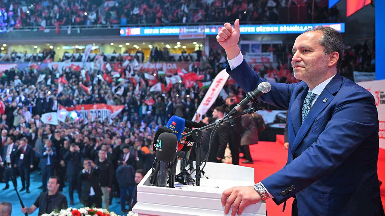 Fatih Erbakan teşekkür etti   