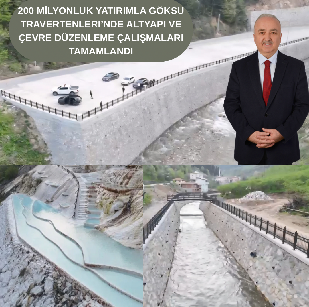 Göksu Travertenleri Giresun’umuzun turizm